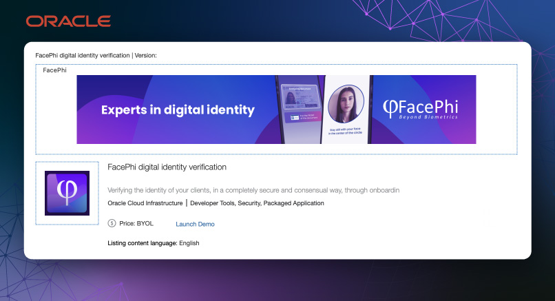 FacePhi Oracle Digital Identity